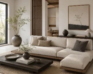 Japandi living room